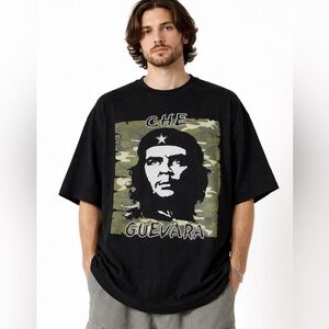 Black Che Guevara Graphic Tee